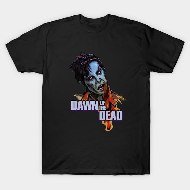 Dawn of the Dead- Flyboy T-Shirt by Creepsandbabes